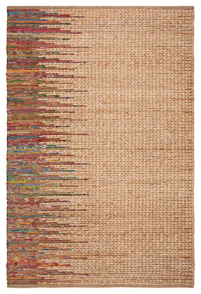 Safavieh Cape Cod Collection CAP308 Rug, Natural/Multi, 6'x9'