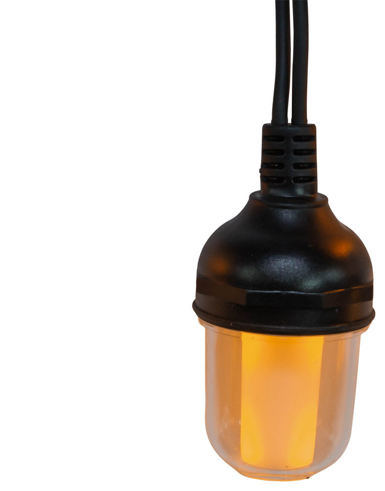 100 Light, 10-Piece Lantern, Flicker Flame Light Set