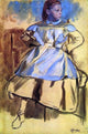 Edgar Degas Portrait of Giulia Bellelli Wall Decal