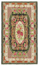 Rug N Carpet - Handmade Moldovian 7' 0'' x 11' 8'' Antique Rose Kilim Rug
