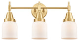 Innovations 447-3W-SG-G51 3-Light Bath Vanity Light, Satin Gold