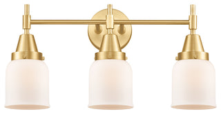 Innovations 447-3W-SG-G51 3-Light Bath Vanity Light, Satin Gold