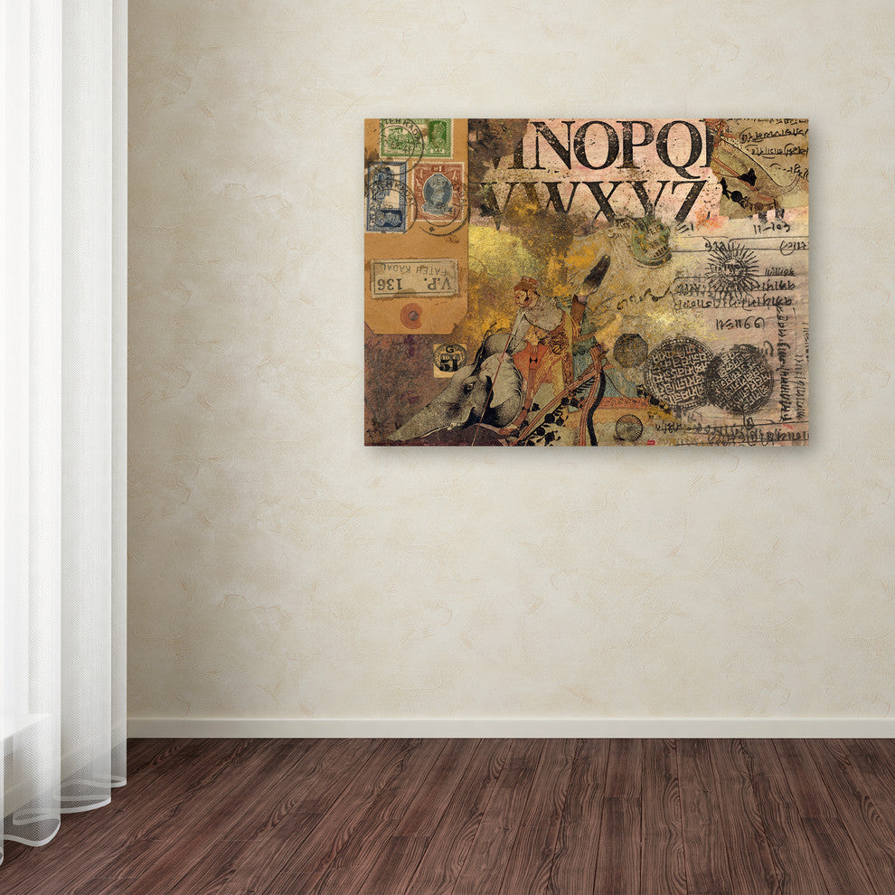 Nick Bantock ''Luggage Label'' Canvas Art, 32x24
