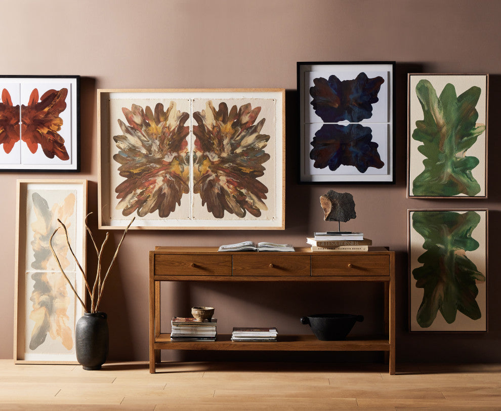 Rorschach Forrest Diptych By Orfeo Quagl