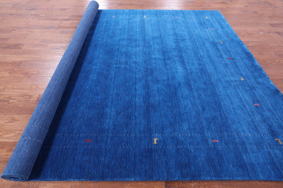 Handmade Persian Gabbeh Wool Rug 9' 0" X 12' 0" Q7024