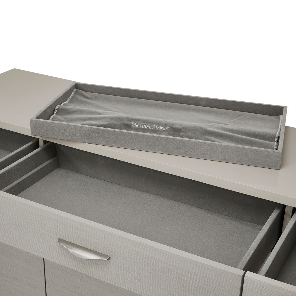 Eclipse Sideboard with Mirror - Moonlight Gray