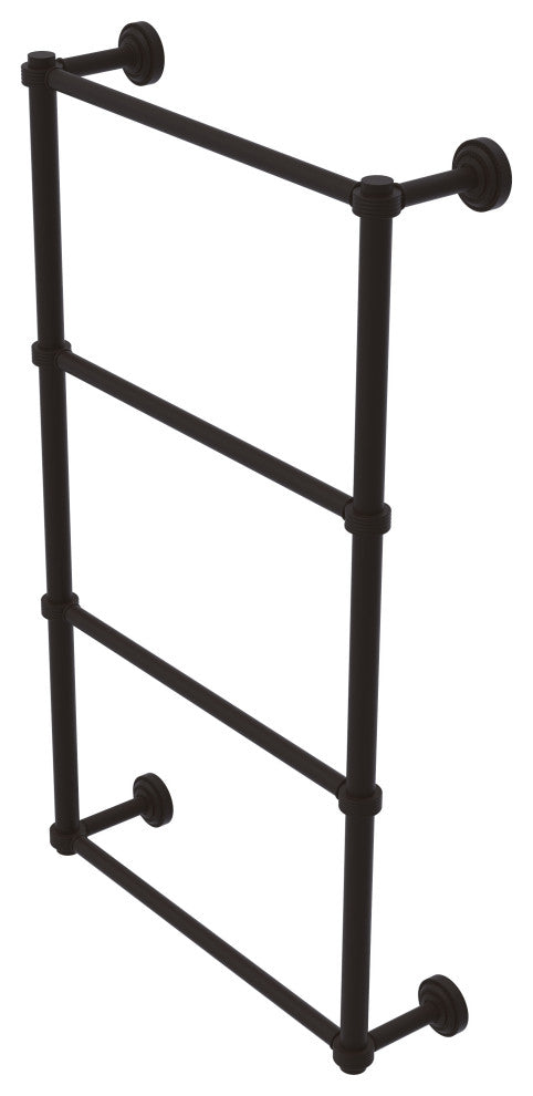 Dottingham 4 Tier 36" Ladder Towel Bar, Groovy Detail, Oil Rubbed Bronze