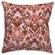 Red Ikat 18x18 Spun Poly Pillow