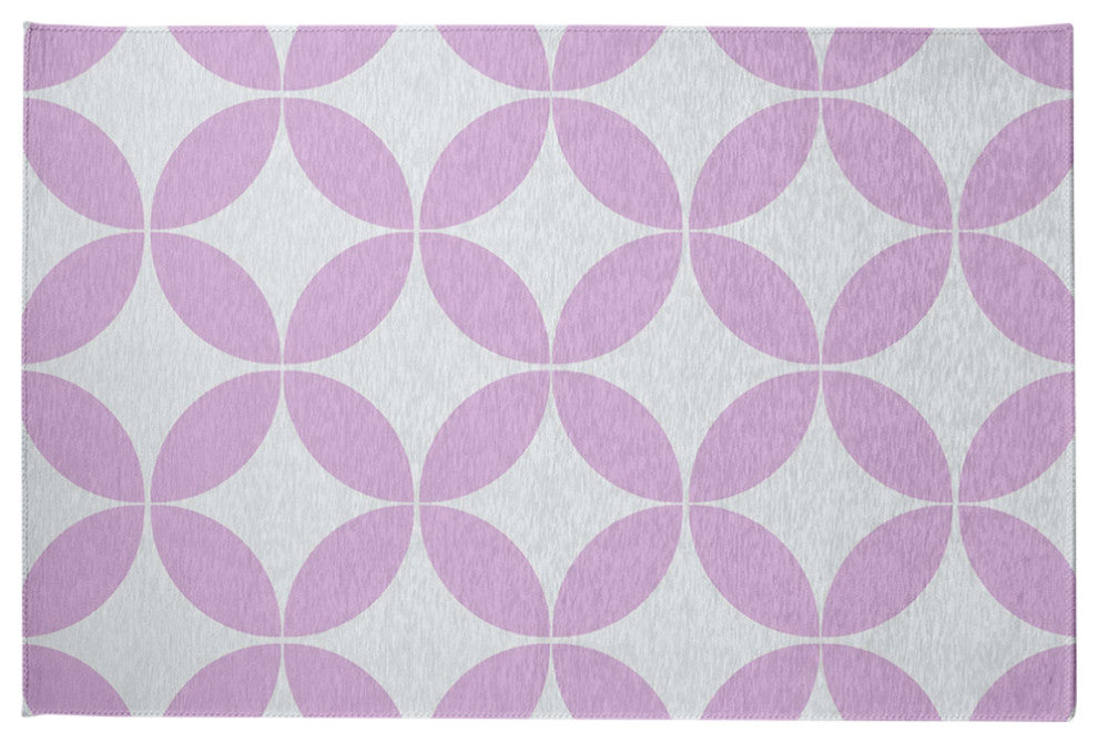 Eye Opener Spring Chenille Rug, Lilac, 2'x3'