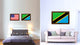 Tanzania Country Flag Canvas Print, 15"x21"