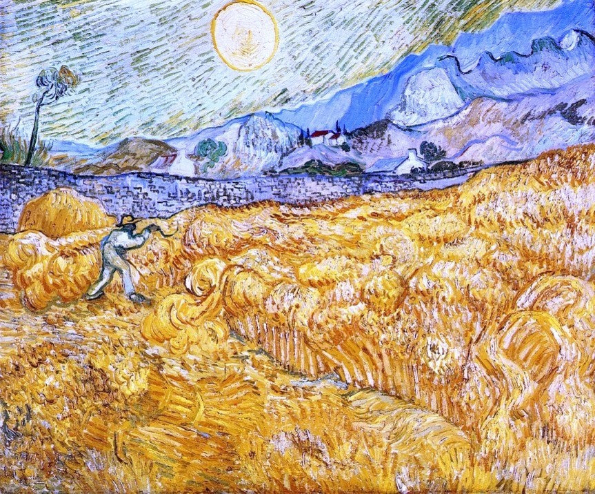 Vincent Van Gogh The Reaper Wall Decal