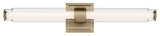26.5" Linear Bath Bar Medium LED With Clear Glass