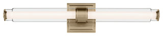 26.5" Linear Bath Bar Medium LED With Clear Glass