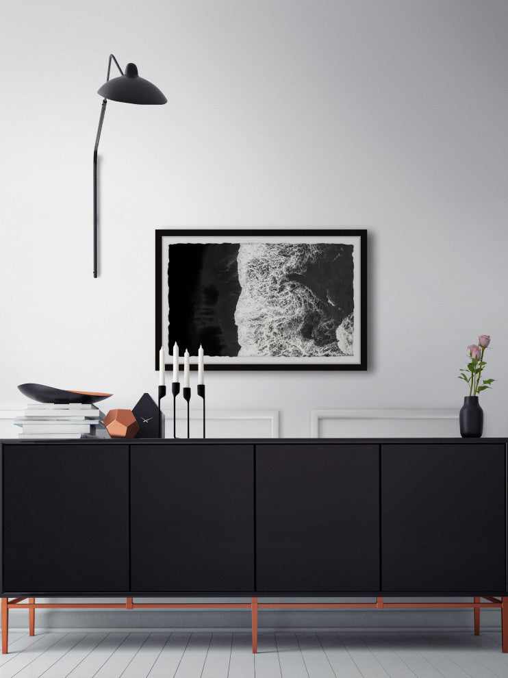 "Sun Sea Sand" Framed Painting Print, 18x12