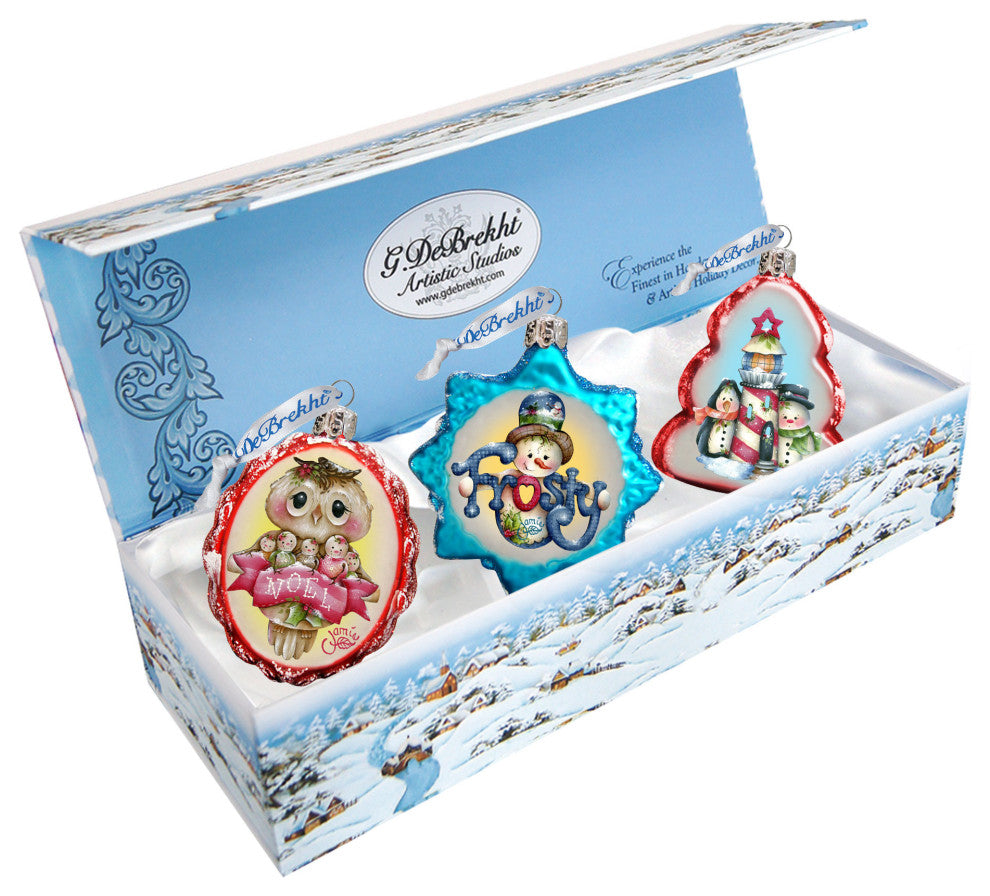 Holiday Mercury Glass Ornaments