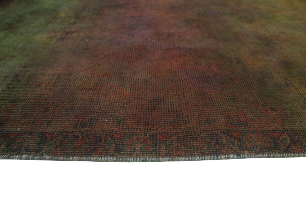 Vintage Distressed Rainbow-dyed Saraï¿½ Brown Runner