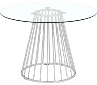 Gio Dining Table, Chrome Base