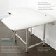 Cushion Wall Mount Folding Transfer Shower Seat , 26 Inch, Left-Handed