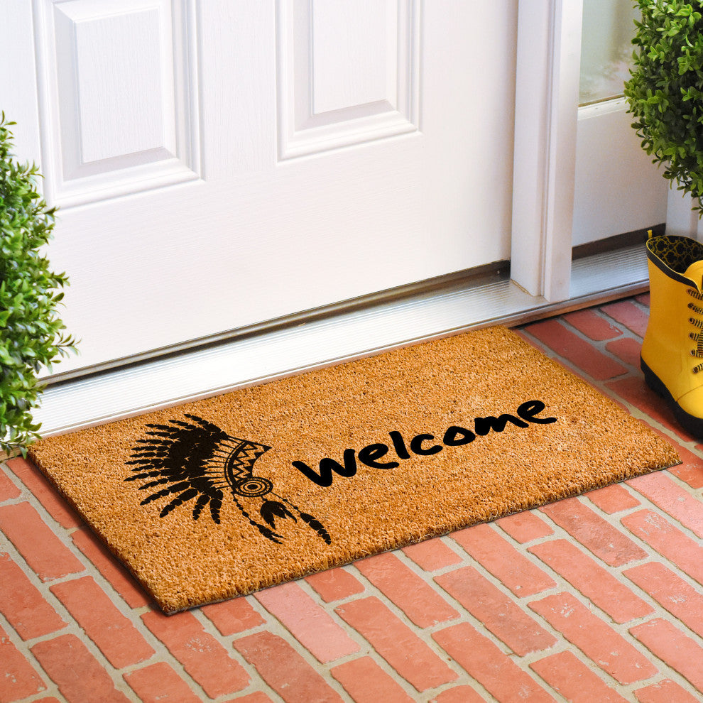 Calloway Mills Indian Bonnet Doormat, 24" X 36"