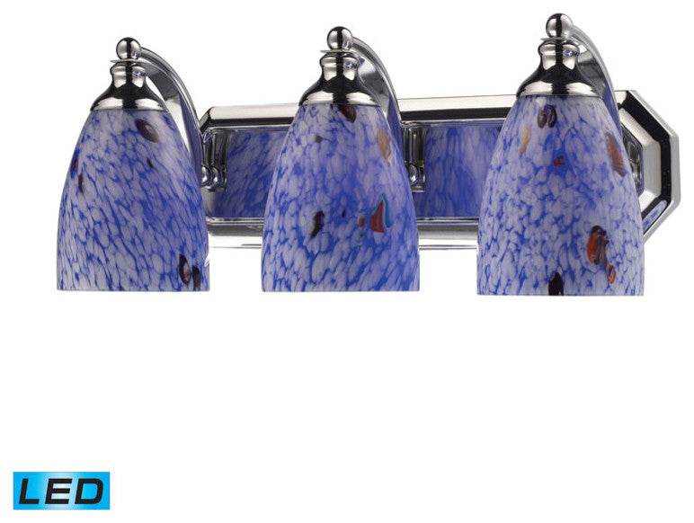 ELK Lighting Bath And Spa 3-Light Vanity Light - 570-3C-BL-LED