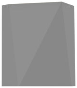 Calx Outdoor LED Sconce, Uplight/Downlight, Matte Gray, Bright White