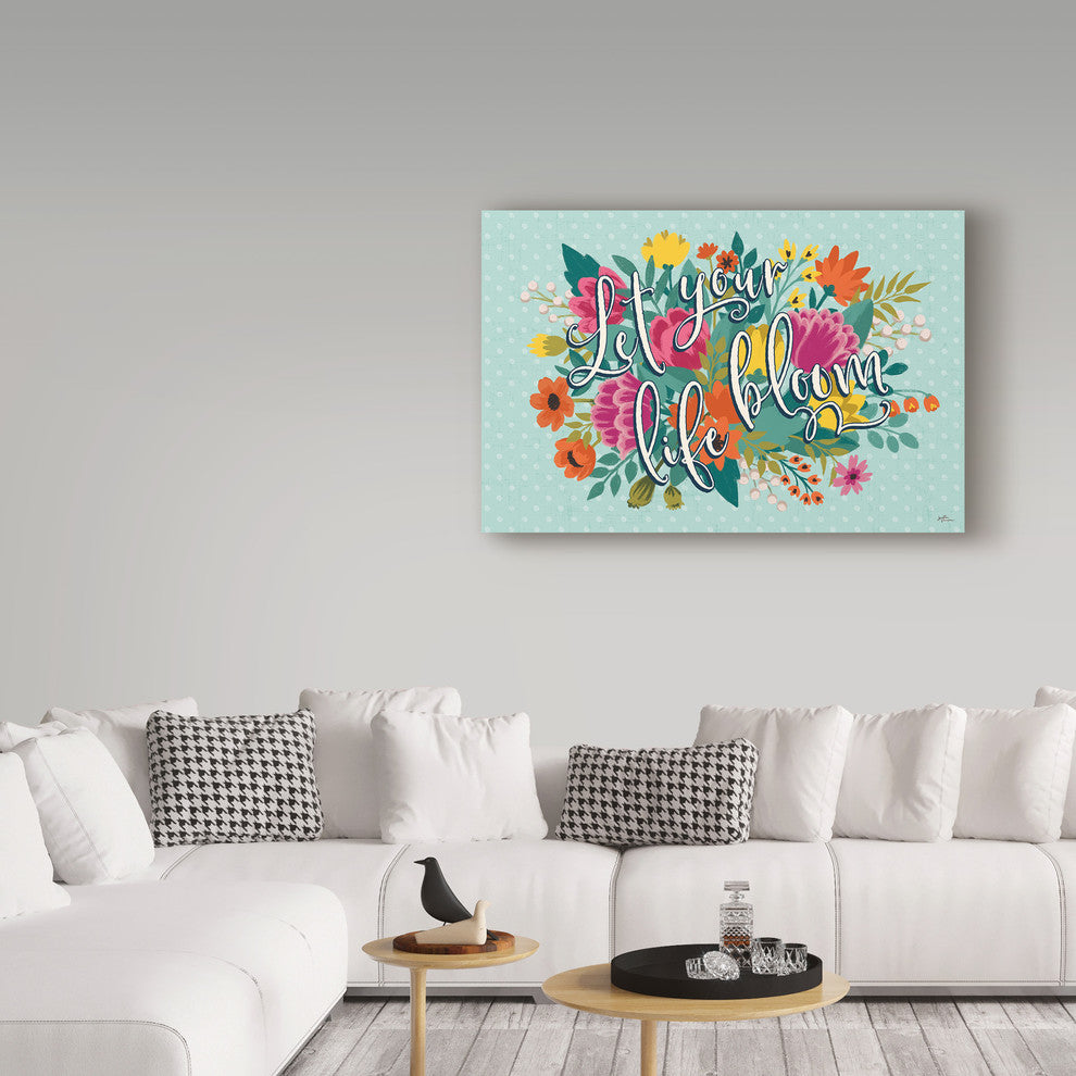 Janelle Penner 'Romantic Luxe IX' Canvas Art, 19"x12"
