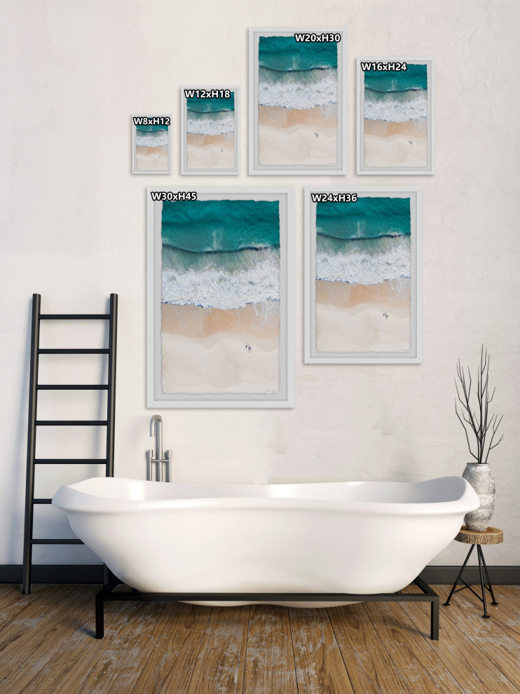 "Timeless as the Tides" Framed Painting Print, 12x18