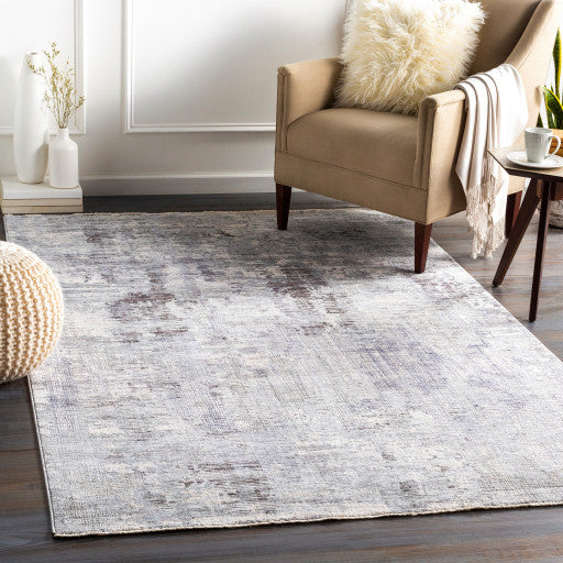 Surya Presidential PDT-2322 3'3"x10' Rug, Gray/Blue/Pale Blue/Blue/Green/Ivory