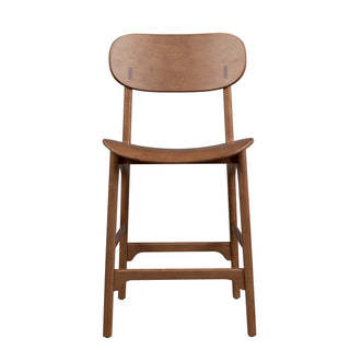 Solvang Wood Stool, Brown Ale Finish, Counter Height