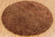 Astrid Contemporary Area Rug, Orange, 7'9" Round