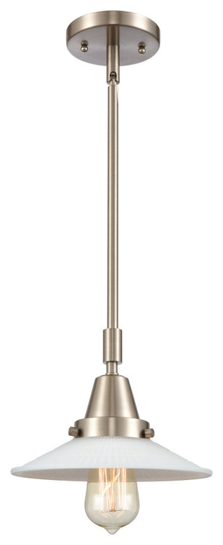 INNOVATIONS LIGHTING 447-1S-SN-G1-LED Halophane Mini Pendant