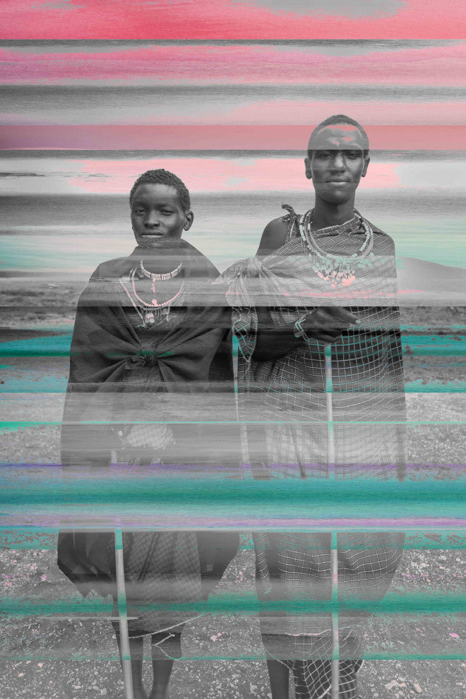 "People of Africa" Print on Canvas, 16"x24"