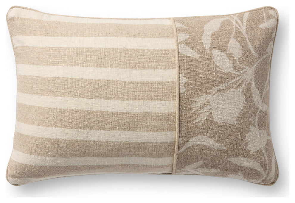Loloi PLL0206 Natural 13'' x 21'' Cover WithDown