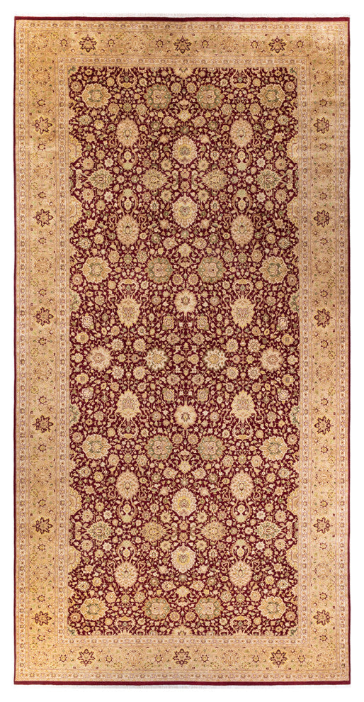 Mogul, One-of-a-Kind Hand-Knotted Area Rug Red, 9' 0" x 18' 5"