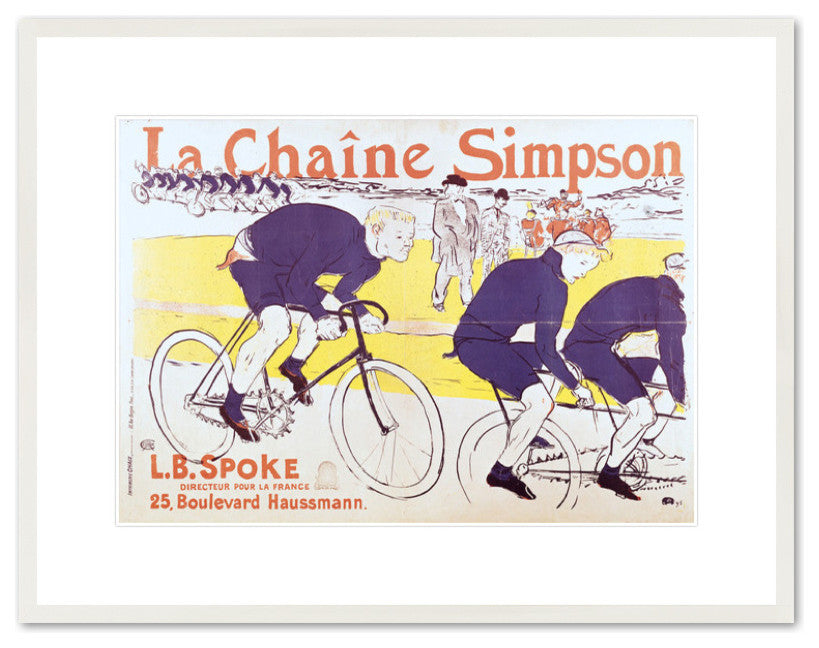The Simpson Chain, 1896 (colour litho)