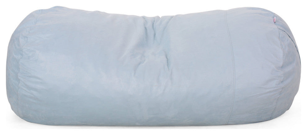 Liberty Modern 8 Foot Microfiber Pastel Bean Bag, Sea Foam Teal