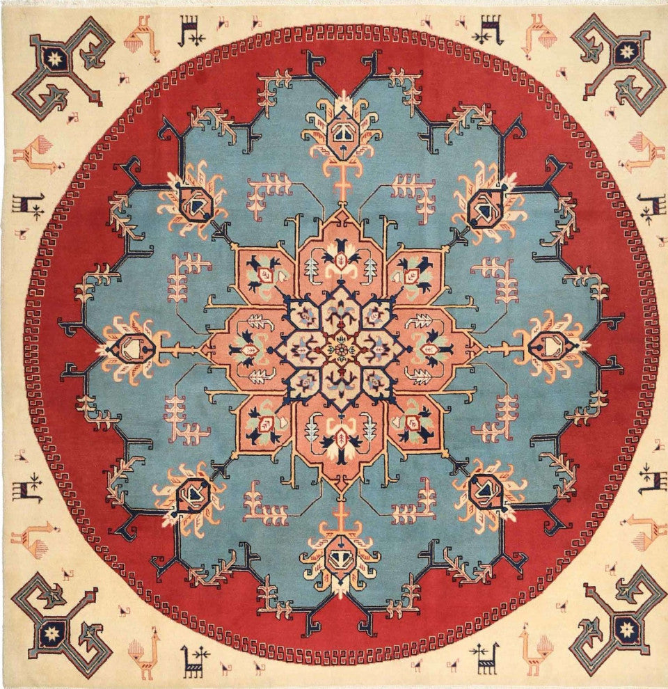 Ahgly Company Indoor Rectangle Traditional Area Rugs, 7' x 10'