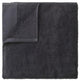Riva Organic Terry Cloth Hand Towel, Set of 2, Magnet/Charcoal
