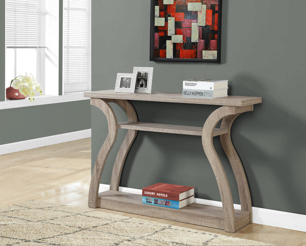 Accent Table, Dark Taupe