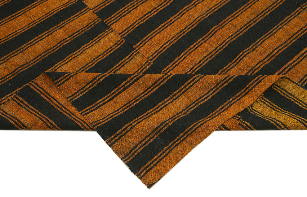 Rug N Carpet - Handwoven Turkish 6' 6'' x 9' 4'' Contemporary Wool Kilim Rug