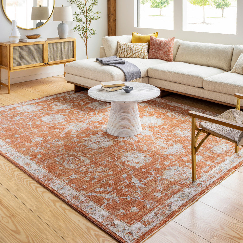 Avant Garde AVT-2321 Traditional Rust 7'10"x10'3" Area Rug