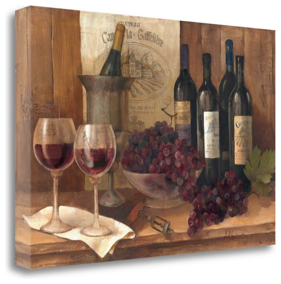"Vintage Wine" By Albena Hristova, Giclee Print on Gallery Wrap Canvas