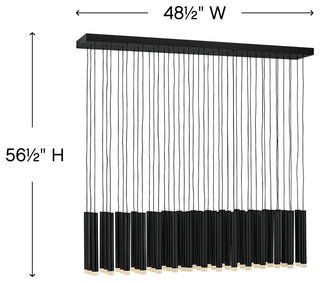 Fredrick Ramond Harmony Medium Adjustable Led Linear, Black*