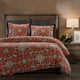 Melinda Washed Linen Vintage Floral Medallion Comforter Set, 3 PC, Super King