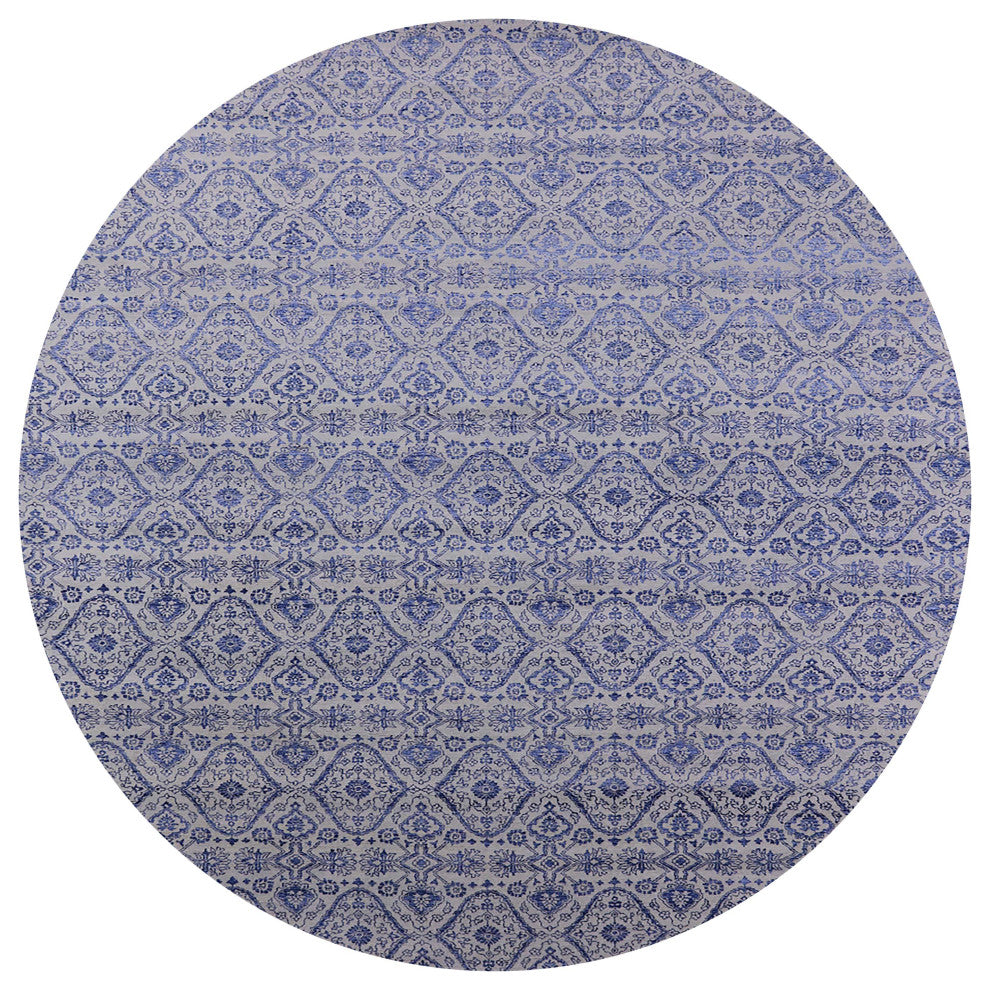 Ahgly Company Indoor Round Mid-Century Modern Area Rugs, 3' Round