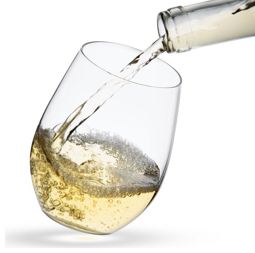 Spirits Stemless Crystal Wine Glasses 19 oz, Set of 4