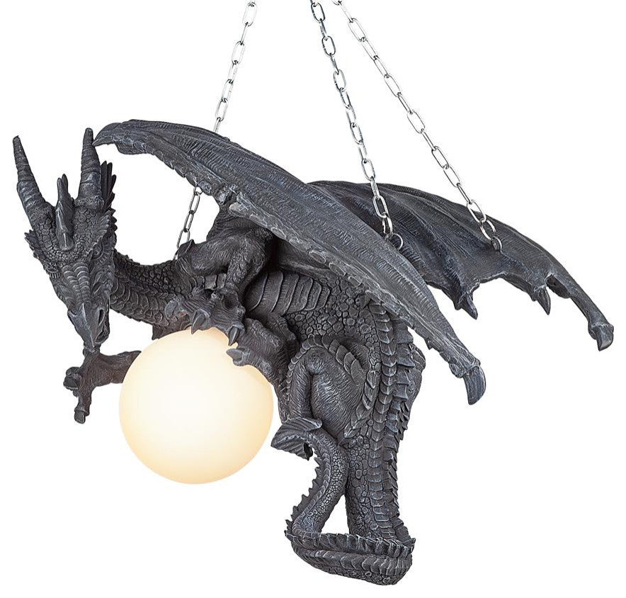 Design Toscano Nights Fury Dragon Lamp