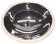 Hand Painted Sink "Full Bright Platinum " Monaco Medium Undermount Sink