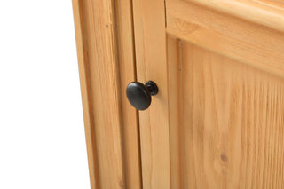 Home Living Vanity with Carrara White Marble Countertop, Natural Wood, 21", Single Sink