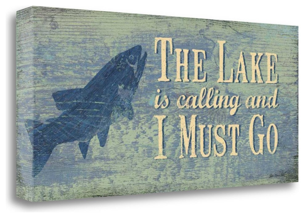 "The Lake" By Jo Moulton, Giclee Print on Gallery Wrap Canvas, Ready to Hang